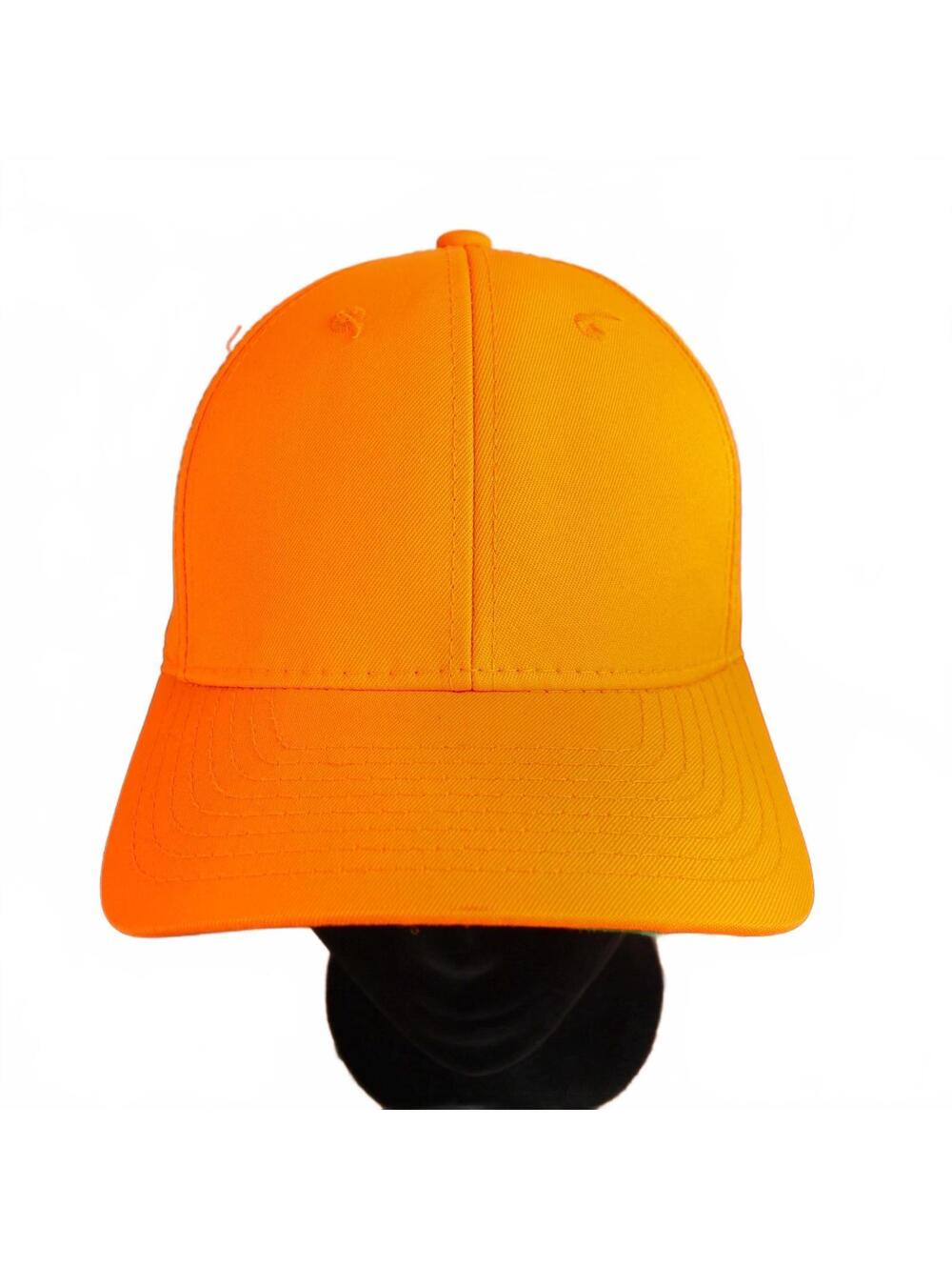 Outdoor Cap Hi Vis Blaze Orange Snapback Hunting Hat Green Under Brim New